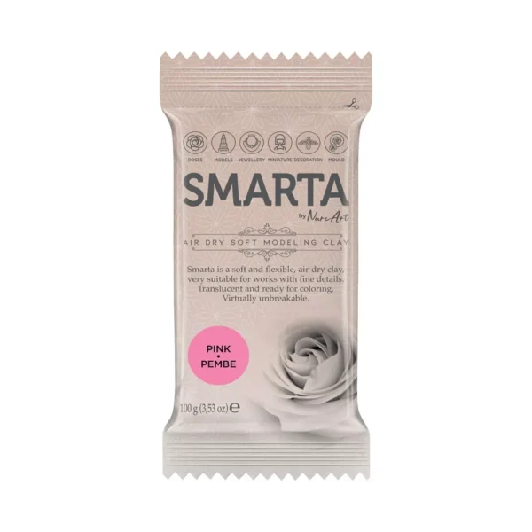 Smarta Air Dry Clay 100g- Pink