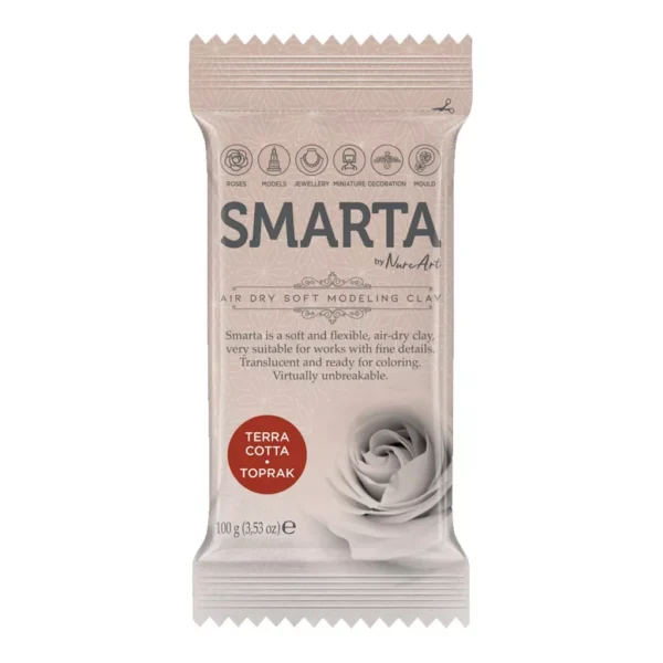 Smarta Air Dry Clay 100g- Terracotta