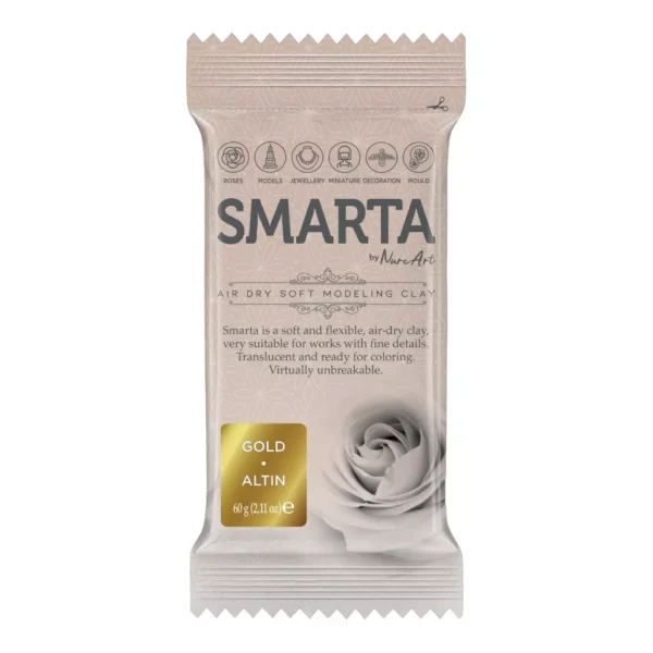 Smarta Air Dry Clay 60gm- Gold