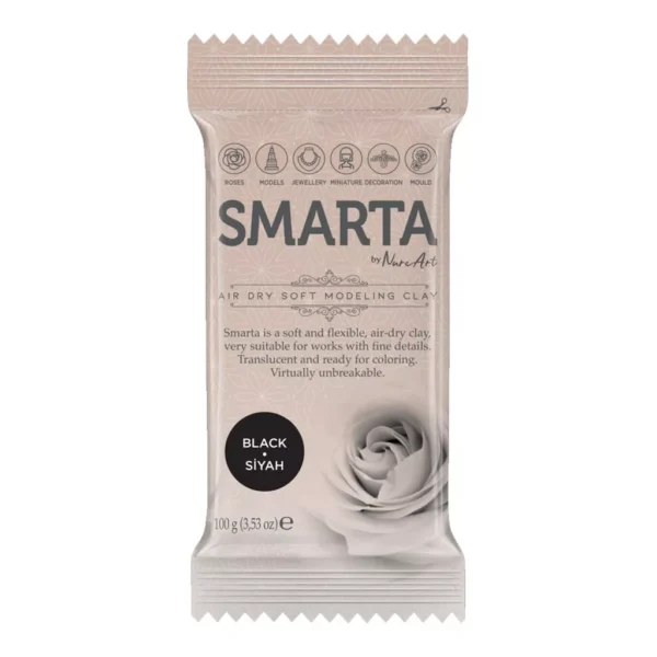Smarta Air Dry Clay 100g- Black