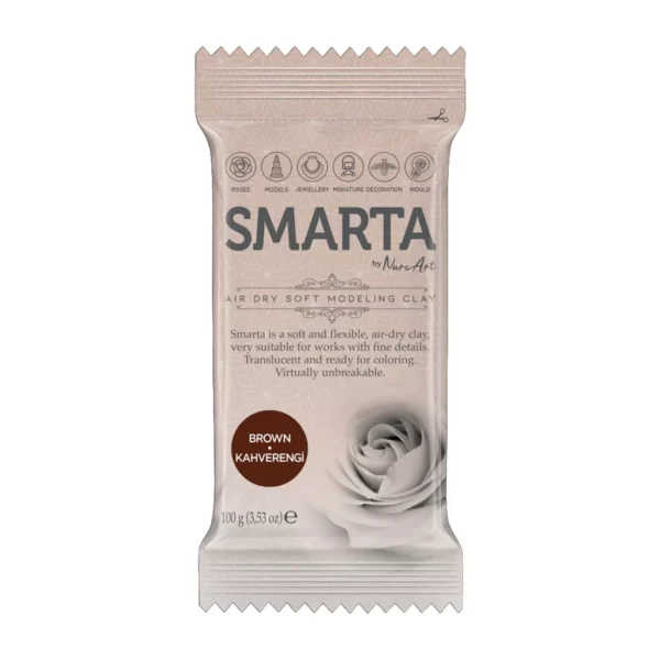 Smarta Air Dry Clay 100g- Brown