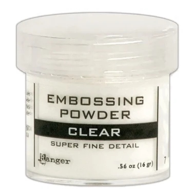 Ranger Embossing Powder Assorted Colours - Super Fine Clear
