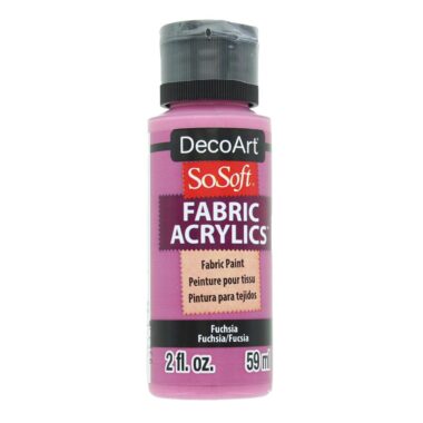 DecoArt SoSoft Fabric Acrylic Paint 2oz - Fuchsia