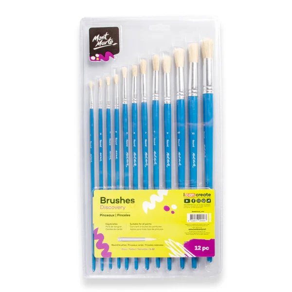 Studio Artist Brushes 12pcs Round 1-12