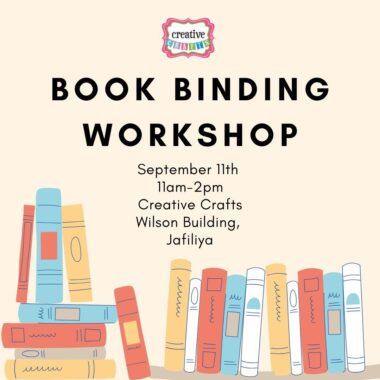 Book Binding Workshop 11th September