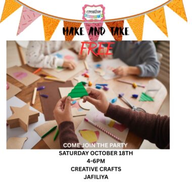 Free Make & Take Event! 18th October