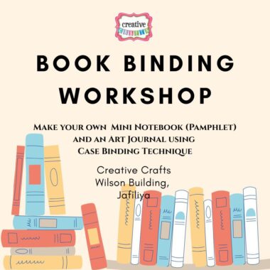 Book Binding Workshop November 14th