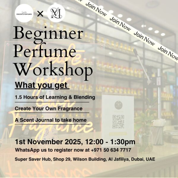 Perfume Workshop 8th November
