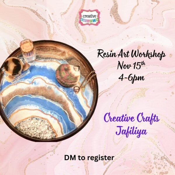 Resin Art Workshop November 15th
