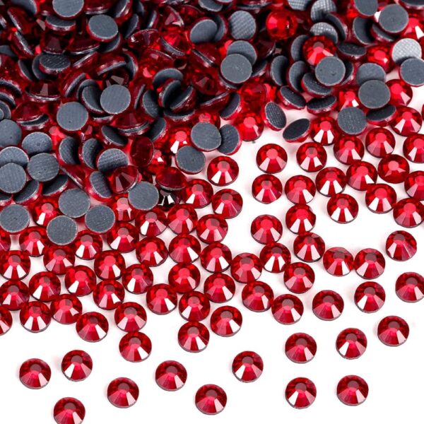 Hot Fix Rhinestones 10s- Red