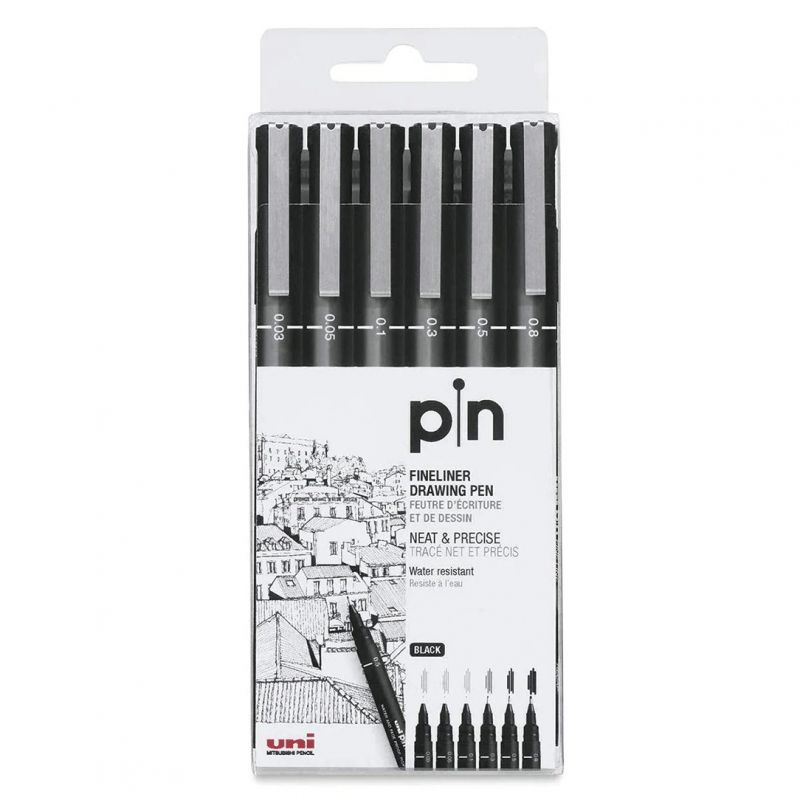 uniball-fineliner-drawing-pens-6pp
