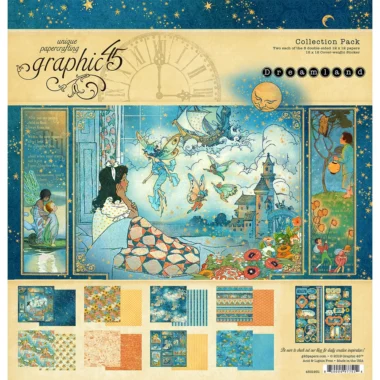 Graphic 45 Patterned Paper Stack- Dreamland 12x12"