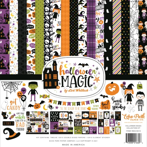 Echo Park Double-Sided Paper Pad 6"X6" 24/Pkg - Halloween Magic