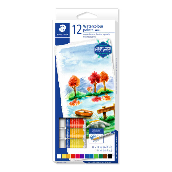Staedtler Watercolour Paint Tubes – 12 Colours