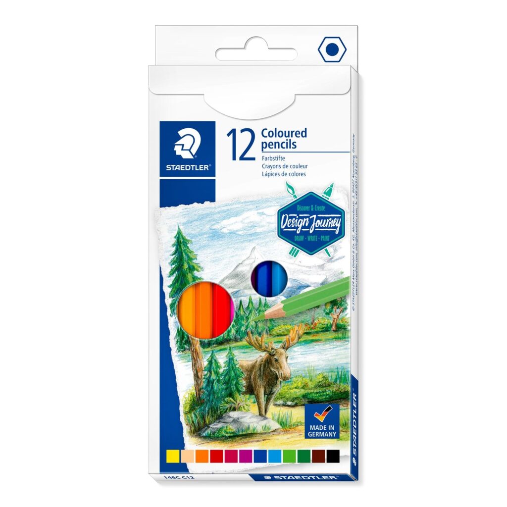 Staedtler Design Journey Colour Pencils – 12 Colours