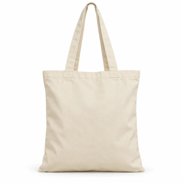 Natural cotton tote ready for your personal design